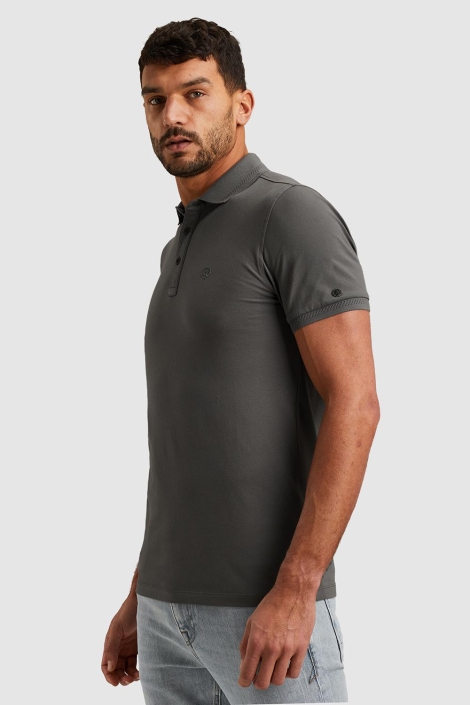 Cast Iron short sleeve polo essential fine p